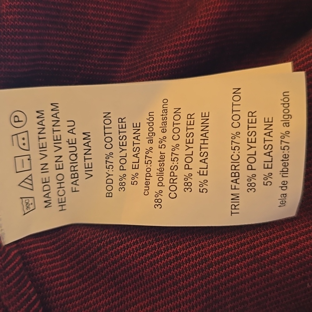 MICHAEL Michael Kors, Color-block Multi-Textured Top, Navy & Maroon, EUC, S - Picture 13 of 14